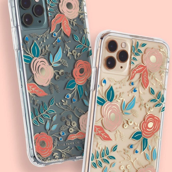 Rifle Paper Co. Other - Rifle Paper CO Case for iPhone 11/Xr Clear Colette